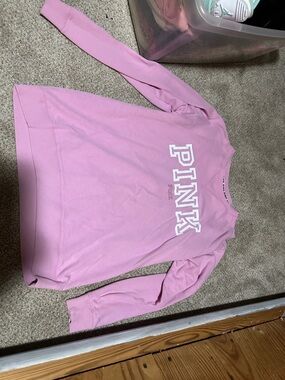 PINK Victoria's Secret Light Pink Crewneck Sweatshirt